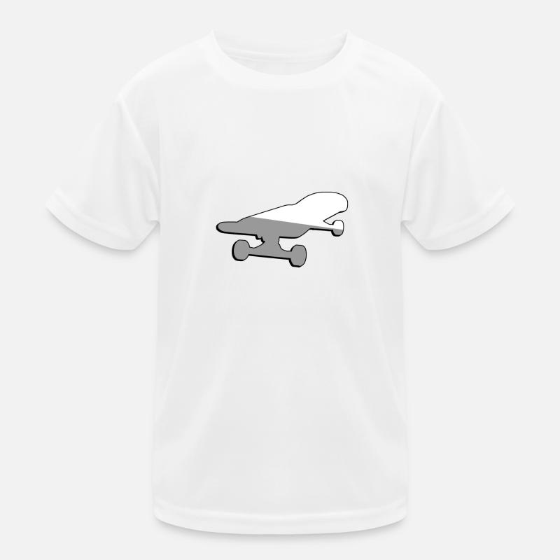 Skateboard - Illustration T-shirt sport Enfant