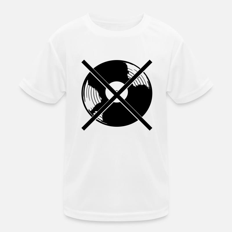 Pas de musique vinyle T-shirt sport Enfant