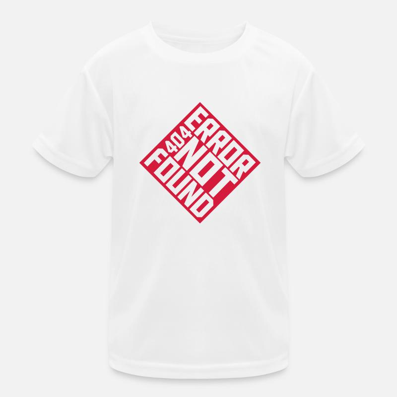 Error 404 not found Kids Functional T-Shirt