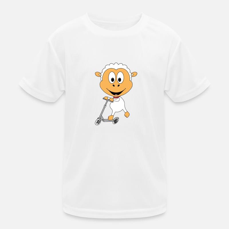SCHAF - ROLLER - TIER - TIERISCH - SPORT Kinder Funktions-T-Shirt