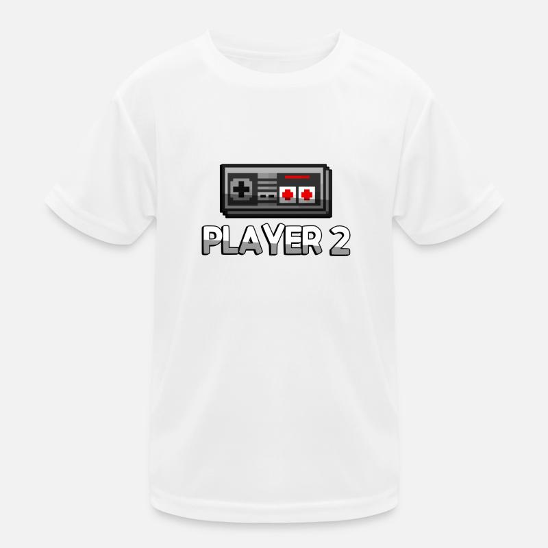 PLAYER 2 + NES Controller - Gaming Kids Functional T-Shirt