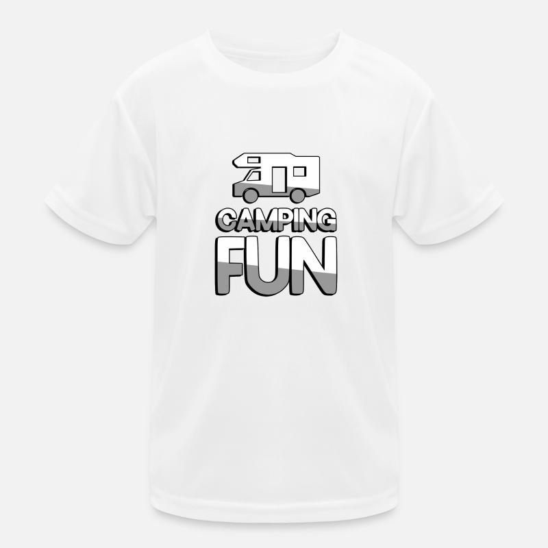 CAMPING FUN + Caravane - Camping T-shirt sport Enfant