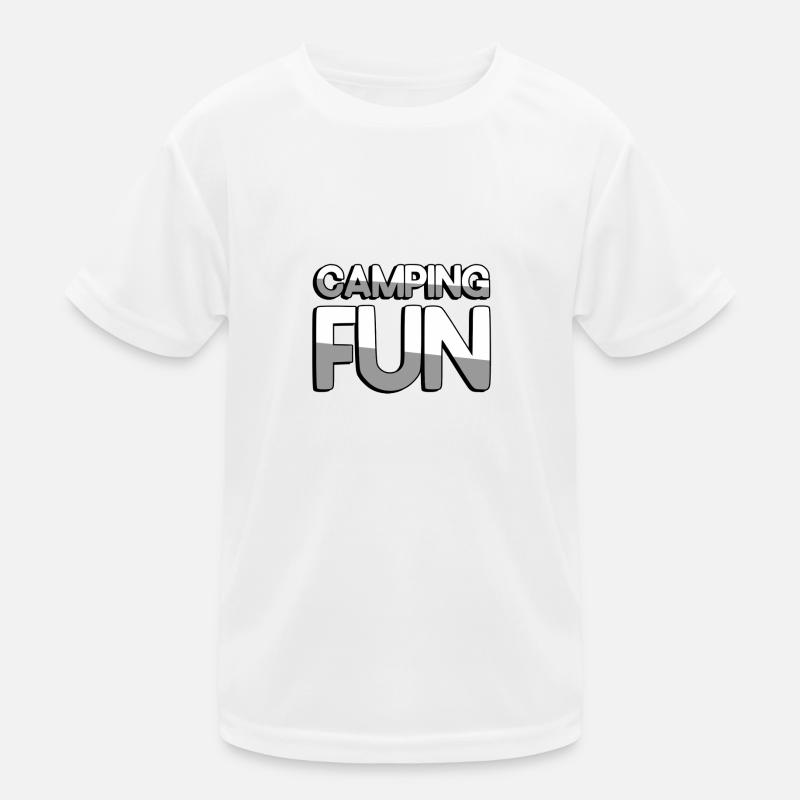 CAMPING FUN - Camping Kinder Funktions-T-Shirt