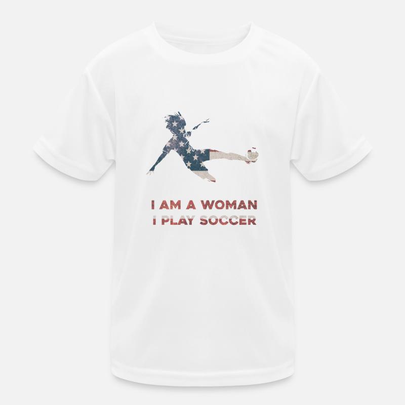 Women's Soccer Kids Functional T-Shirt