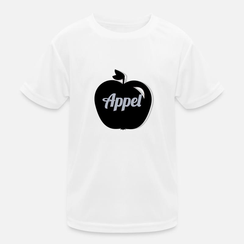Apple Apfel Kinder Funktions-T-Shirt