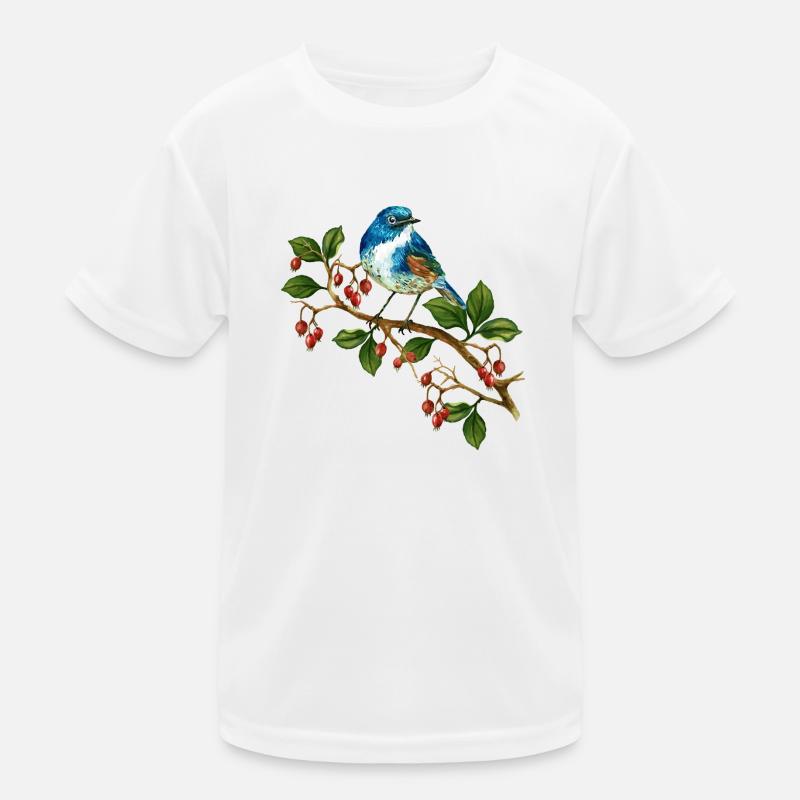 Bunter Vogel Kinder Funktions-T-Shirt