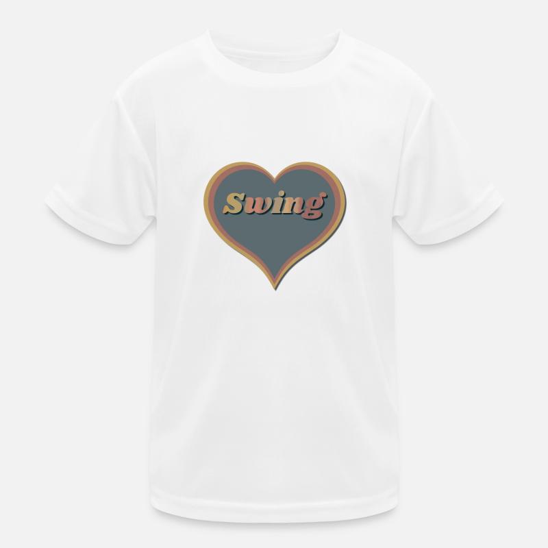 Cœur oscillant T-shirt sport Enfant