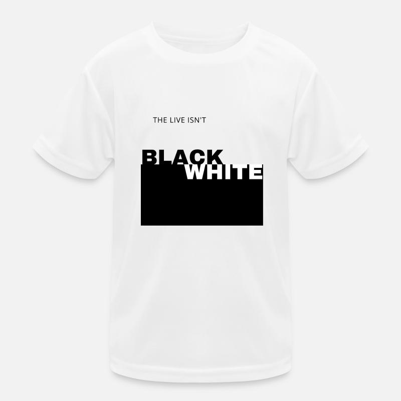 BLACK and WHITE Kinder Funktions-T-Shirt