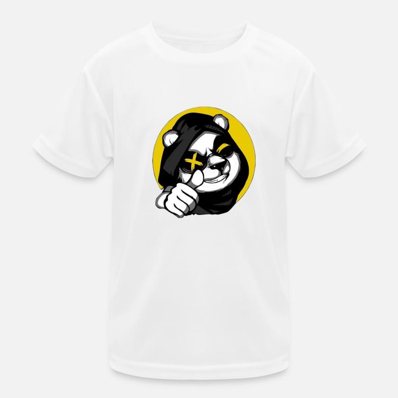 Bear and panda Kids Functional T-Shirt