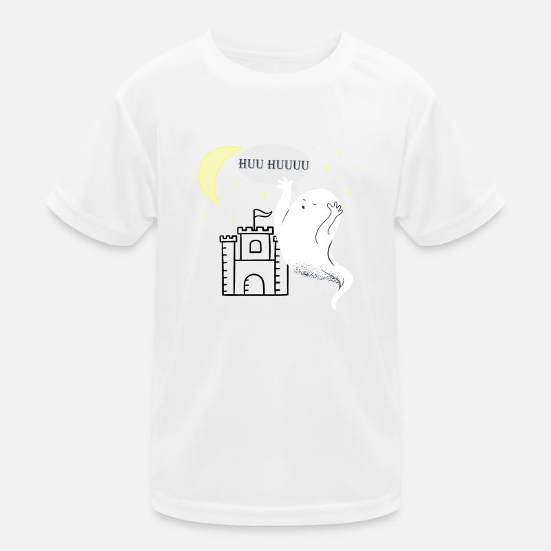 Geist im Geisterschloss beginnt zu spuken Kinder Funktions-T-Shirt