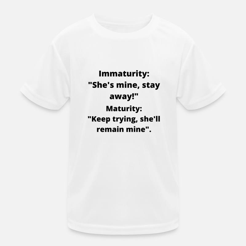 Funny sarcasm Kids Functional T-Shirt