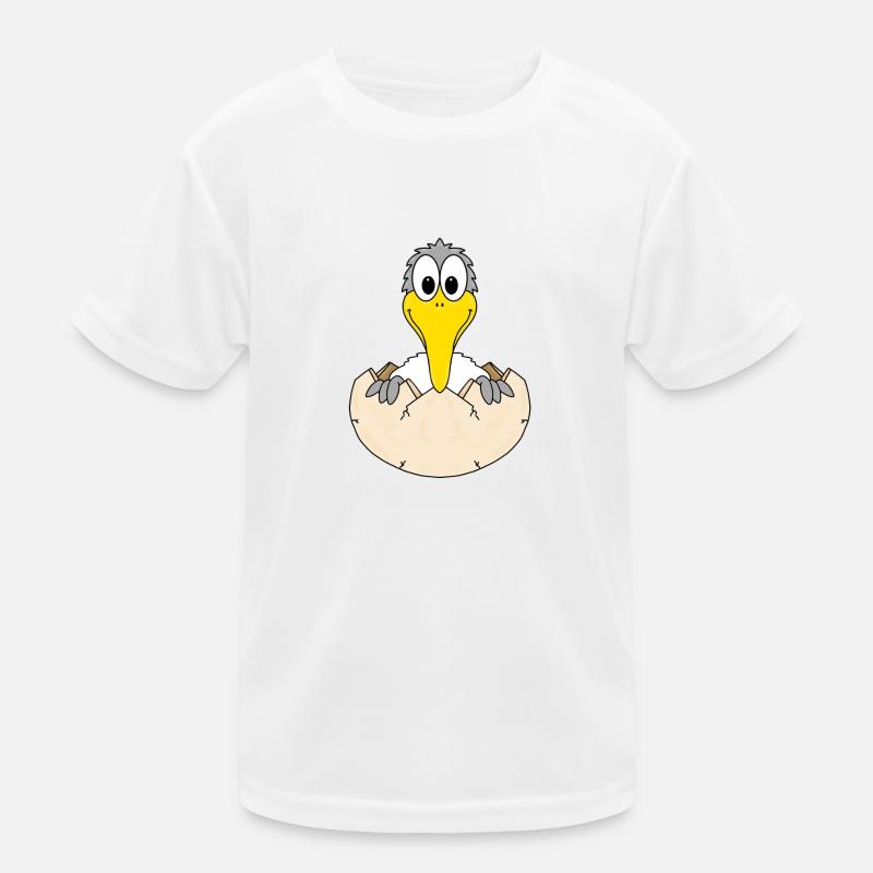 MÖWE - EI - GEBURT - BABY - KIND - VOGEL Kinder Funktions-T-Shirt