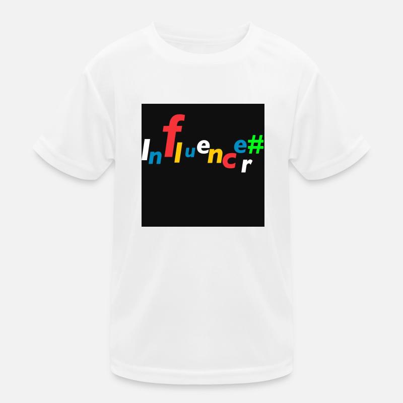 Influencer Kinder Funktions-T-Shirt