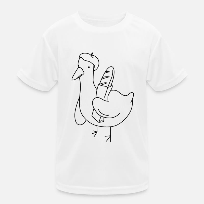 Baguette Duck Kids Functional T-Shirt