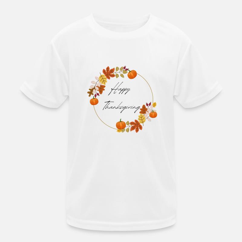 Joyeux Thanksgiving T-shirt sport Enfant