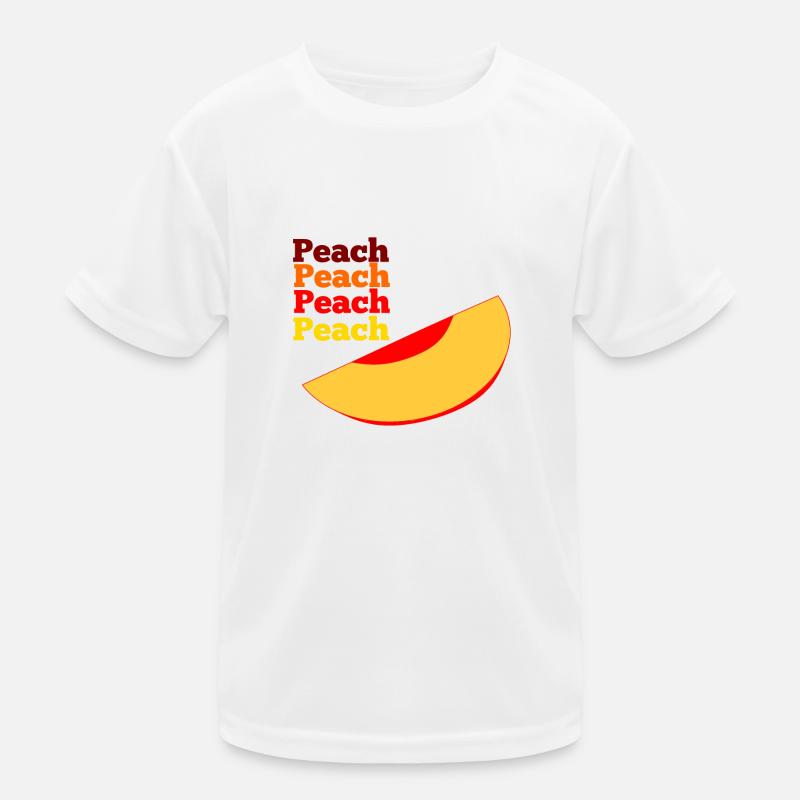 Peach Kinder Funktions-T-Shirt