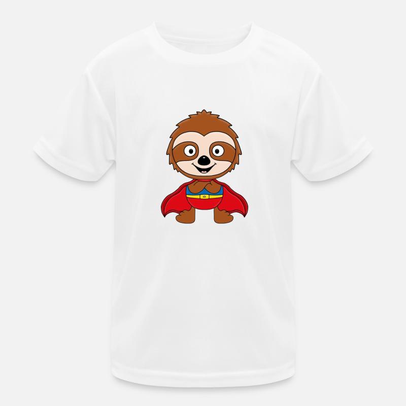 FAULTIER - SUPERHELD - TIER - TIERISCH Kinder Funktions-T-Shirt