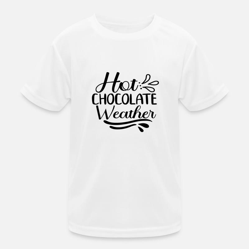 Temps de chocolat chaud T-shirt sport Enfant