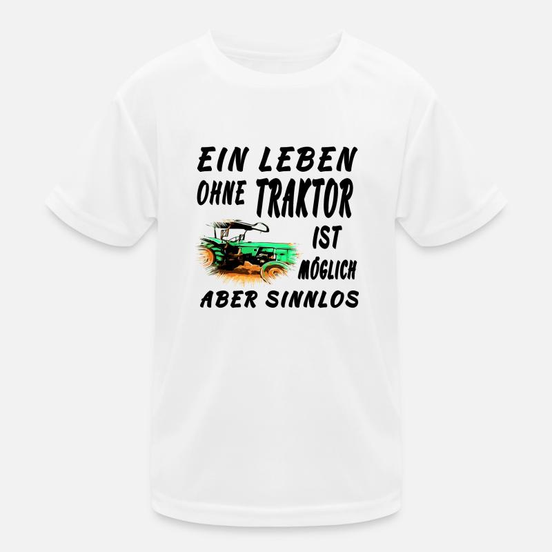 Traktor Kinder Funktions-T-Shirt
