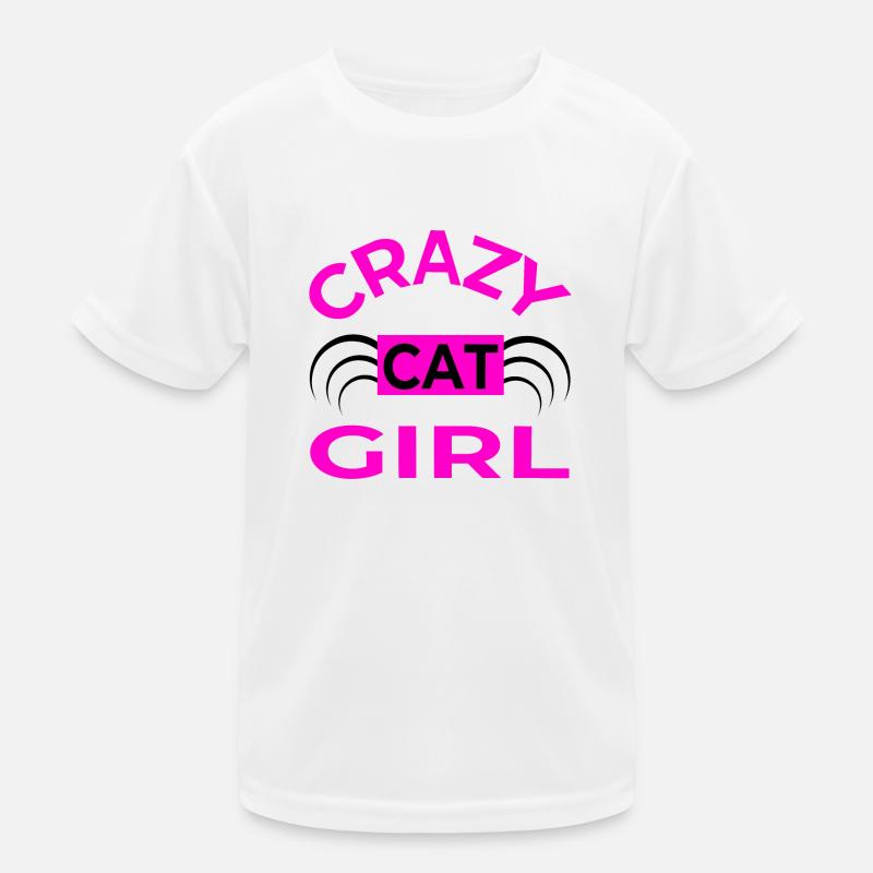 Katze Kinder Funktions-T-Shirt