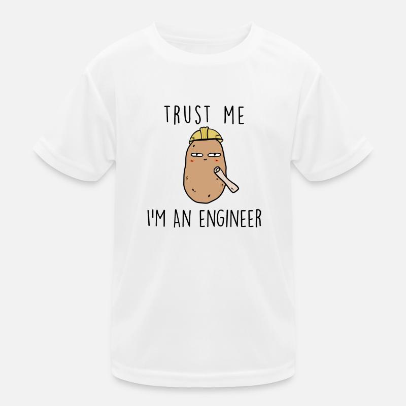 TRUST ME ENGINEER Kinder Funktions-T-Shirt