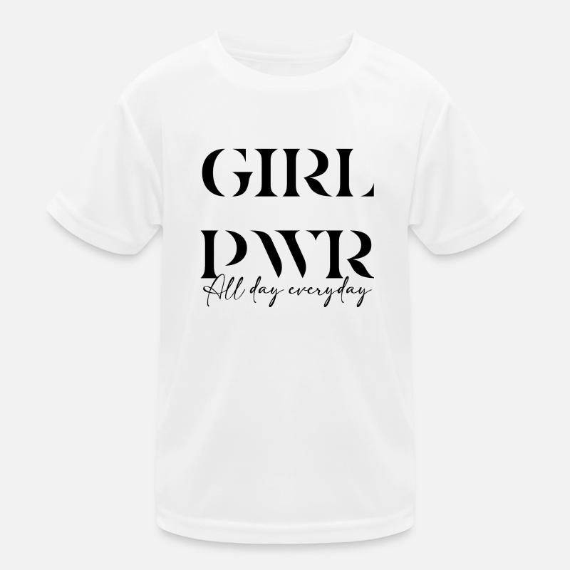 Frauenpower Kinder Funktions-T-Shirt
