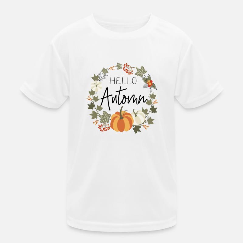 Hallo automn Kinder Funktions-T-Shirt