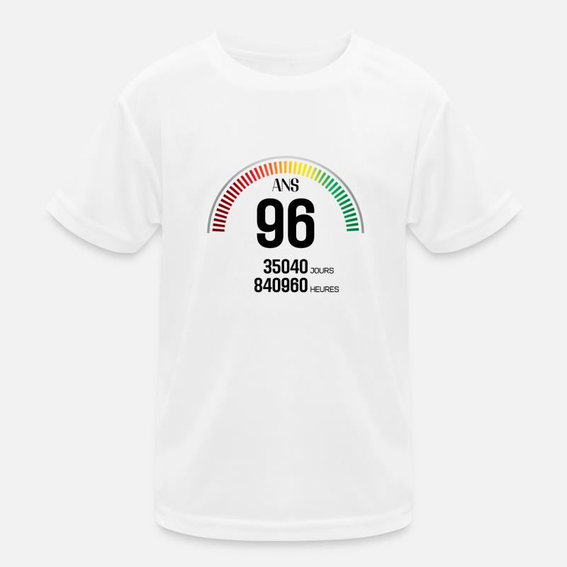 Anniversaire 96 ans Compteur T-shirt sport Enfant