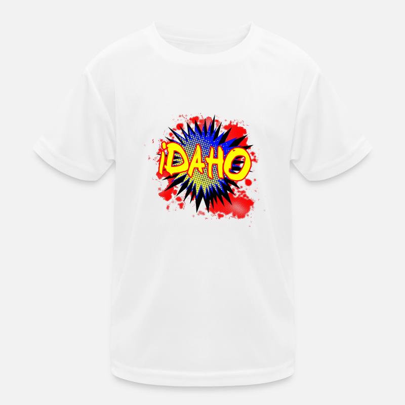 Idaho Comic Exclamation Kids Functional T-Shirt