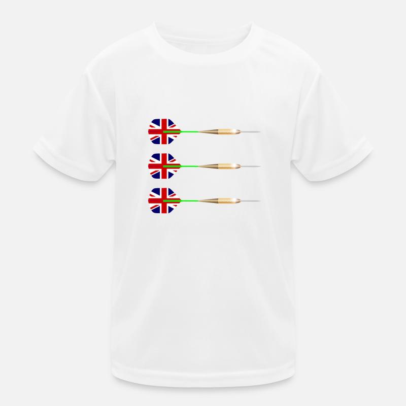 UK Darts Kinder Funktions-T-Shirt