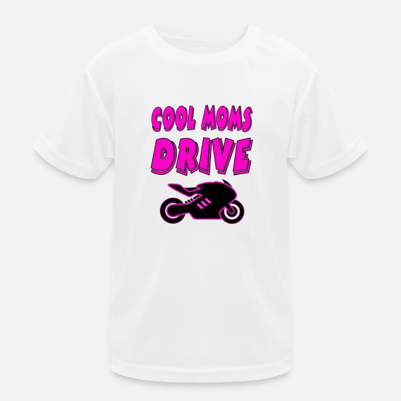 Motorrad Kinder Funktions-T-Shirt