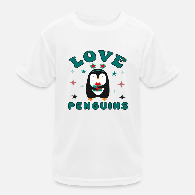 J’adore les pingouins T-shirt sport Enfant