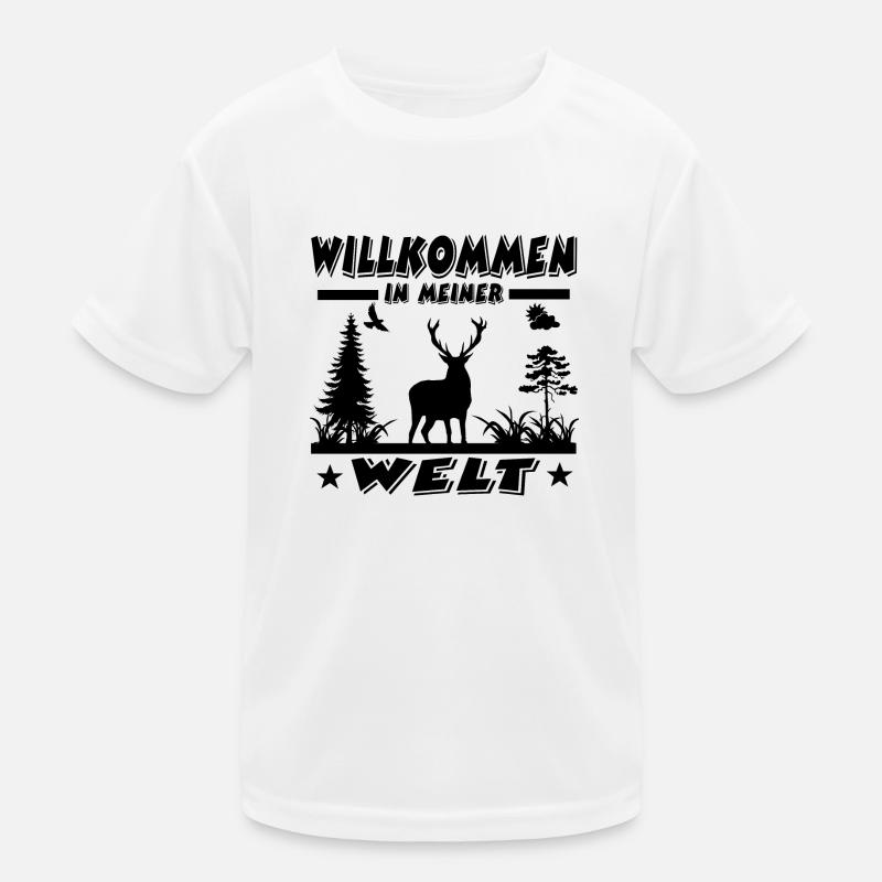 Hirsch Kinder Funktions-T-Shirt