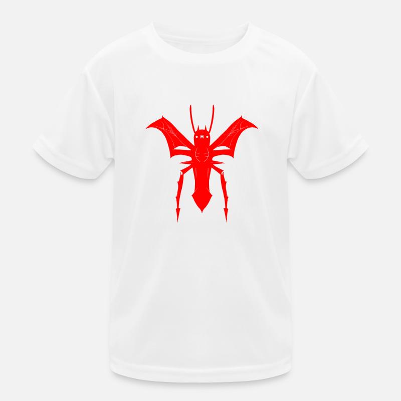 Fliegende Spinne Kinder Funktions-T-Shirt