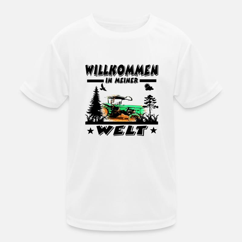 Tractor Kids Functional T-Shirt