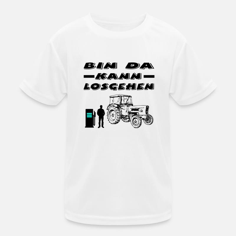 Traktor Kinder Funktions-T-Shirt