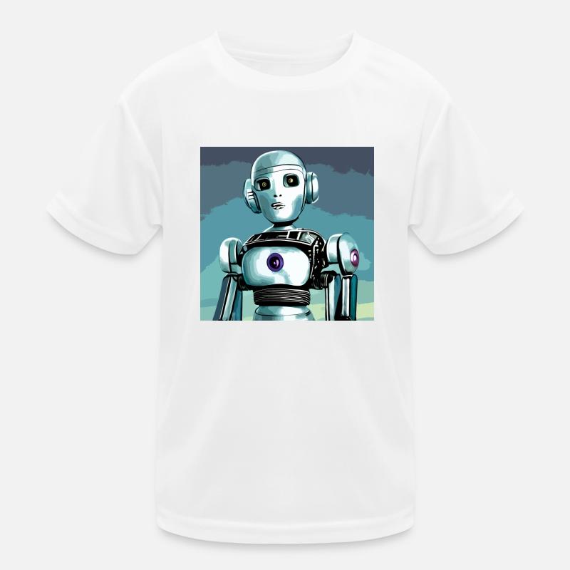 Robot, androïde, cyborg, science-fiction T-shirt sport Enfant