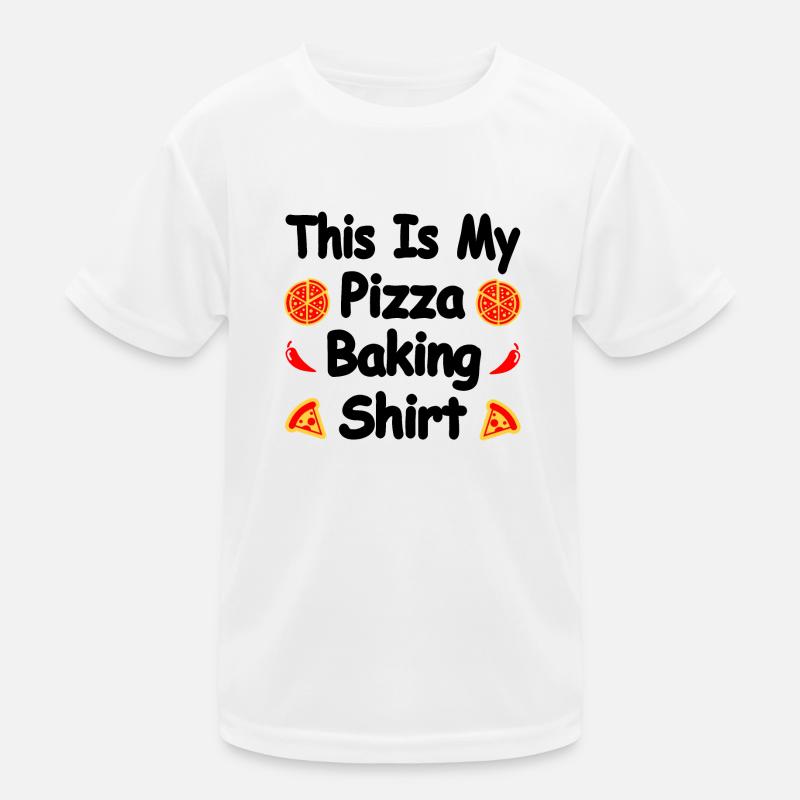 Pizza Kinder Funktions-T-Shirt