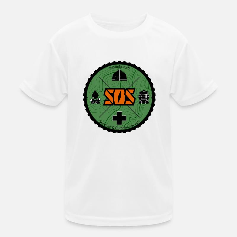 SOS Logo green Kids Functional T-Shirt