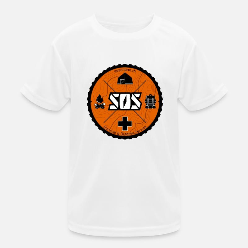 Logo SOS orange T-shirt sport Enfant