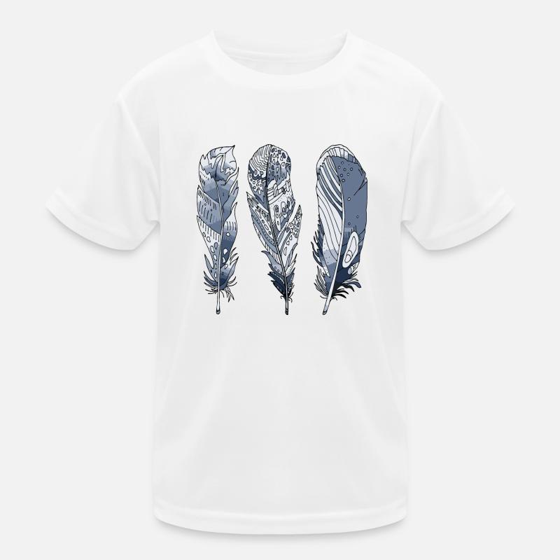 Feder Kinder Funktions-T-Shirt