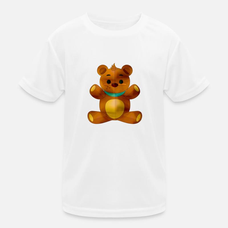 Teddybär Kinder Funktions-T-Shirt