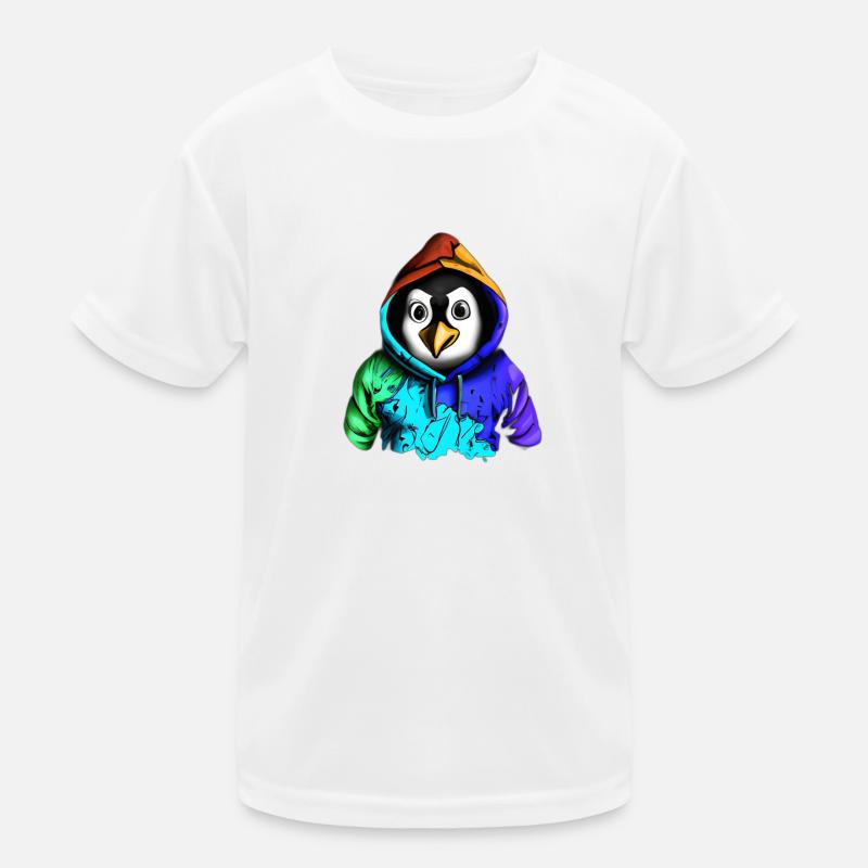 Pingouin surpris avec pull T-shirt sport Enfant