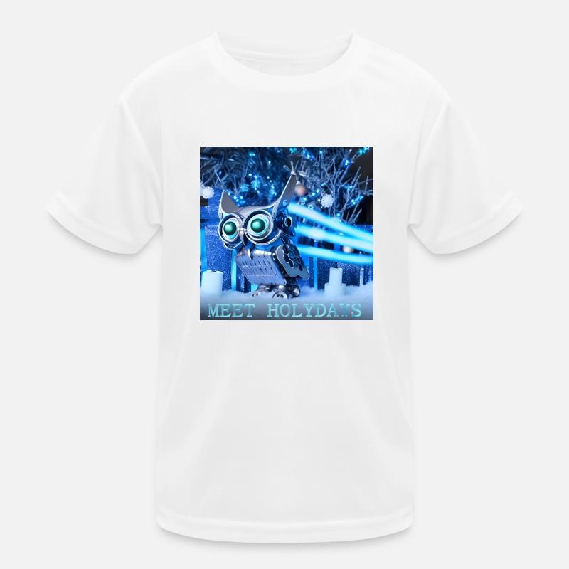 meet the holidays Kids Functional T-Shirt