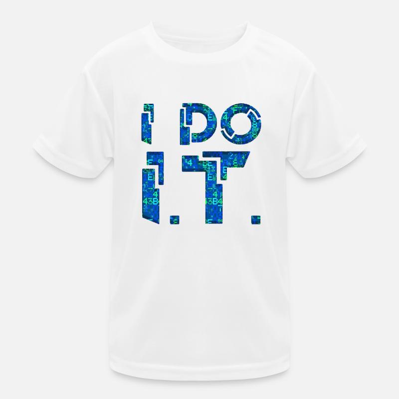 IT guy support geek computer computer geek je le fais T-shirt sport Enfant