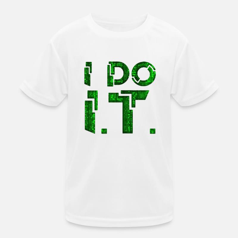 IT guy support geek computer computer geek je le fais T-shirt sport Enfant