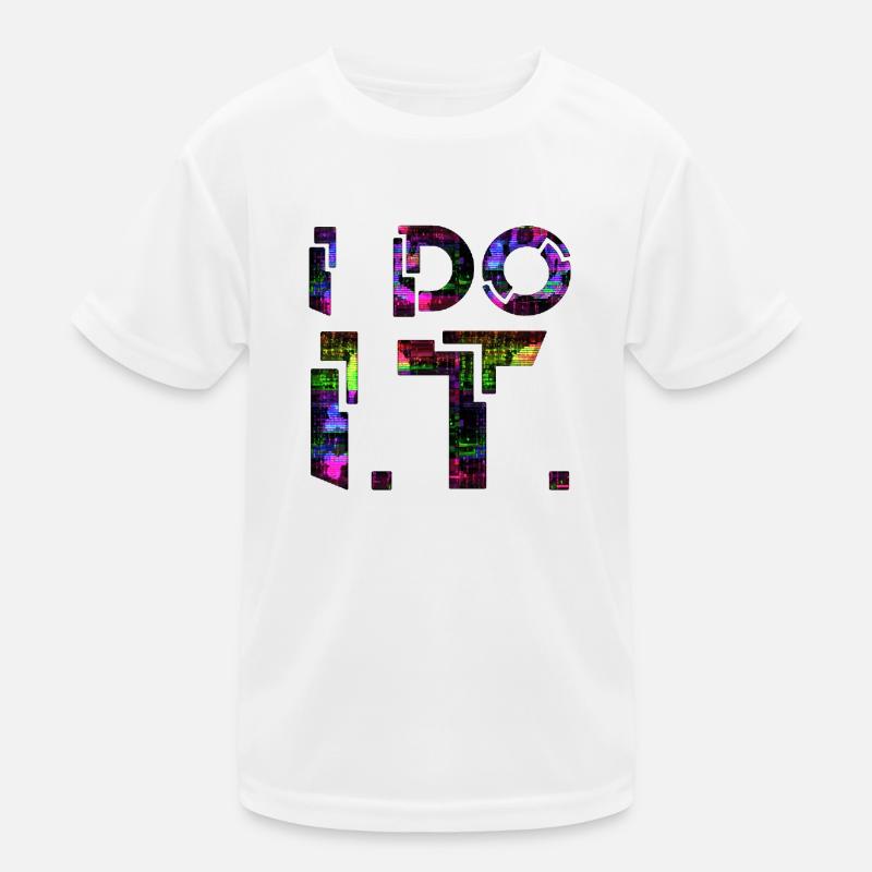 IT guy support geek computer computer geek je le fais T-shirt sport Enfant