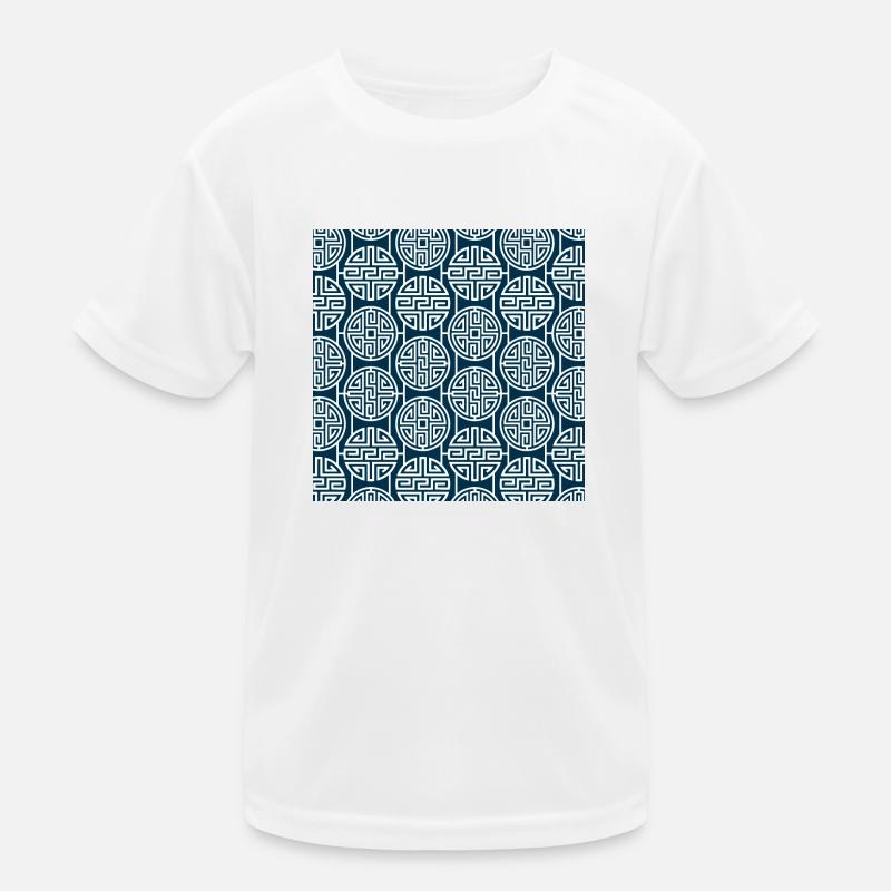 Chinesisches Muster Kinder Funktions-T-Shirt