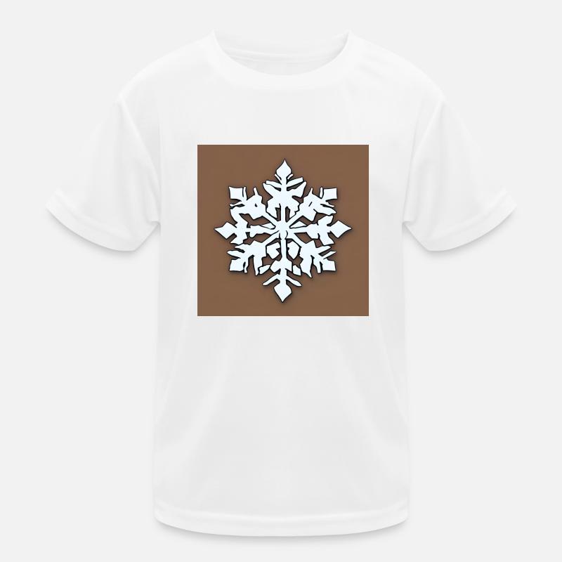 Snowflake pattern Kids Functional T-Shirt