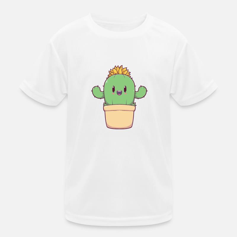kleiner süßer Kaktus Kinder Funktions-T-Shirt